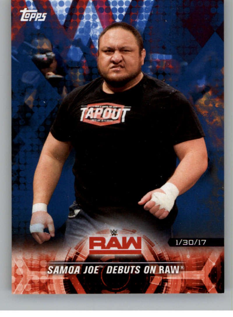 2018 Topps Road to WrestleMania Blue