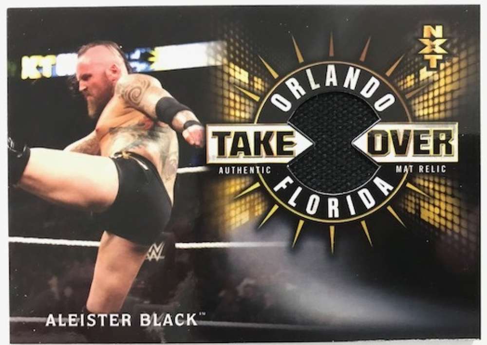 2018 Topps Road to WrestleMania NXT TakeOver Orlando Mat Relics