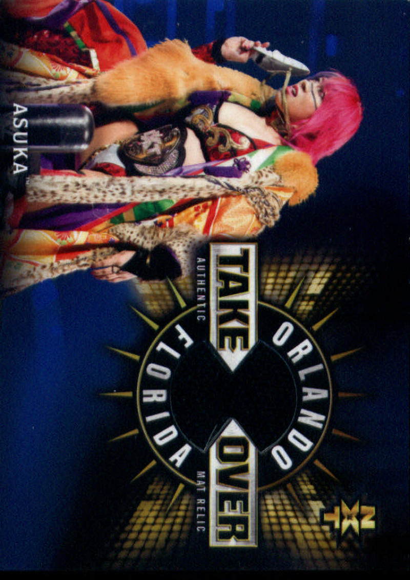 2018 Topps Road to WrestleMania NXT TakeOver Orlando Mat Relics Blue