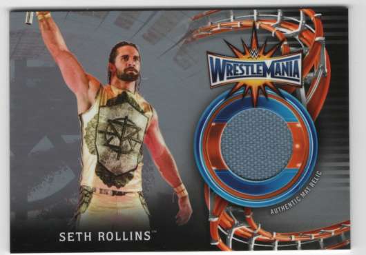 2018 Topps Road to WrestleMania WrestleMania 33 Mat Relics Silver