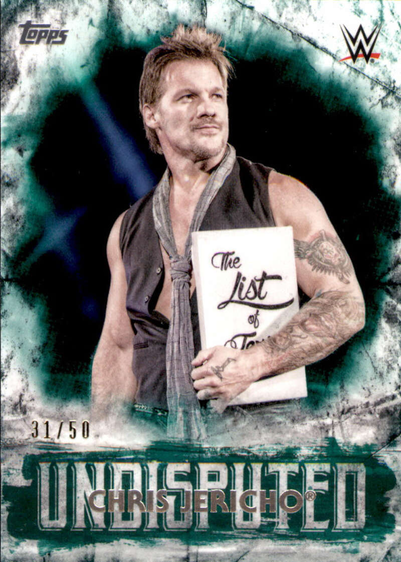 2018 Topps WWE Undisputed Green