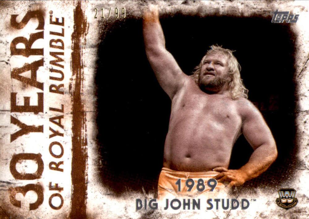 2018 Topps WWE Undisputed 30 Years of Royal Rumble Orange