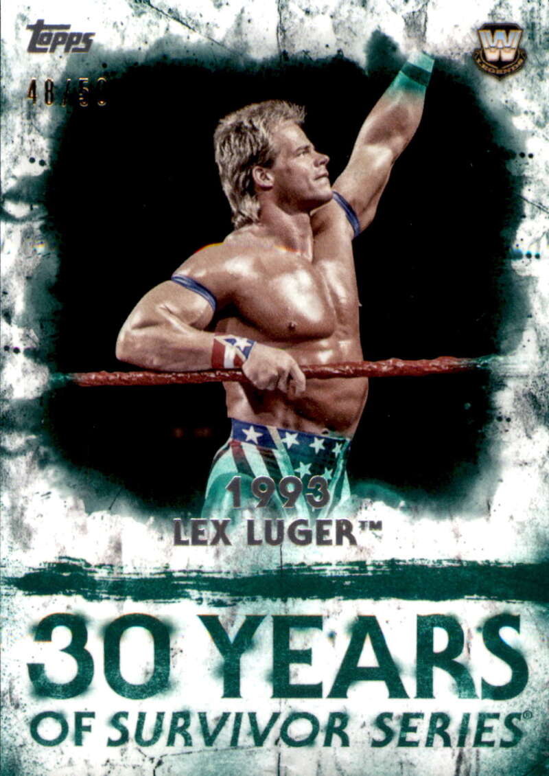 2018 Topps WWE Undisputed 30 Years of Survivor Series Green