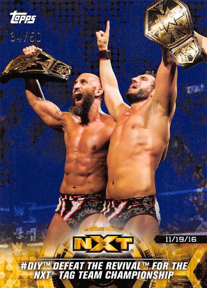 2018 Topps WWE NXT Matches and Moments Blue