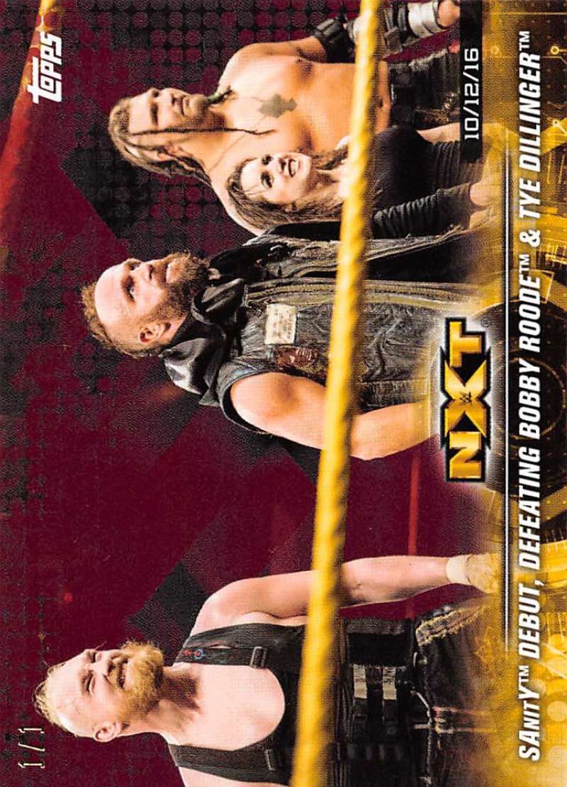 2018 Topps WWE NXT Matches and Moments Red