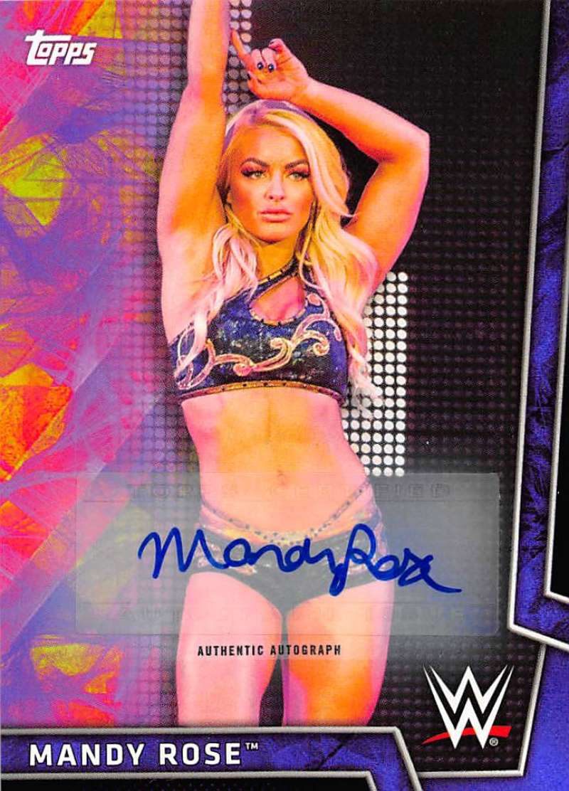 2018 Topps WWE Womens Division Evolution Autographs Purple