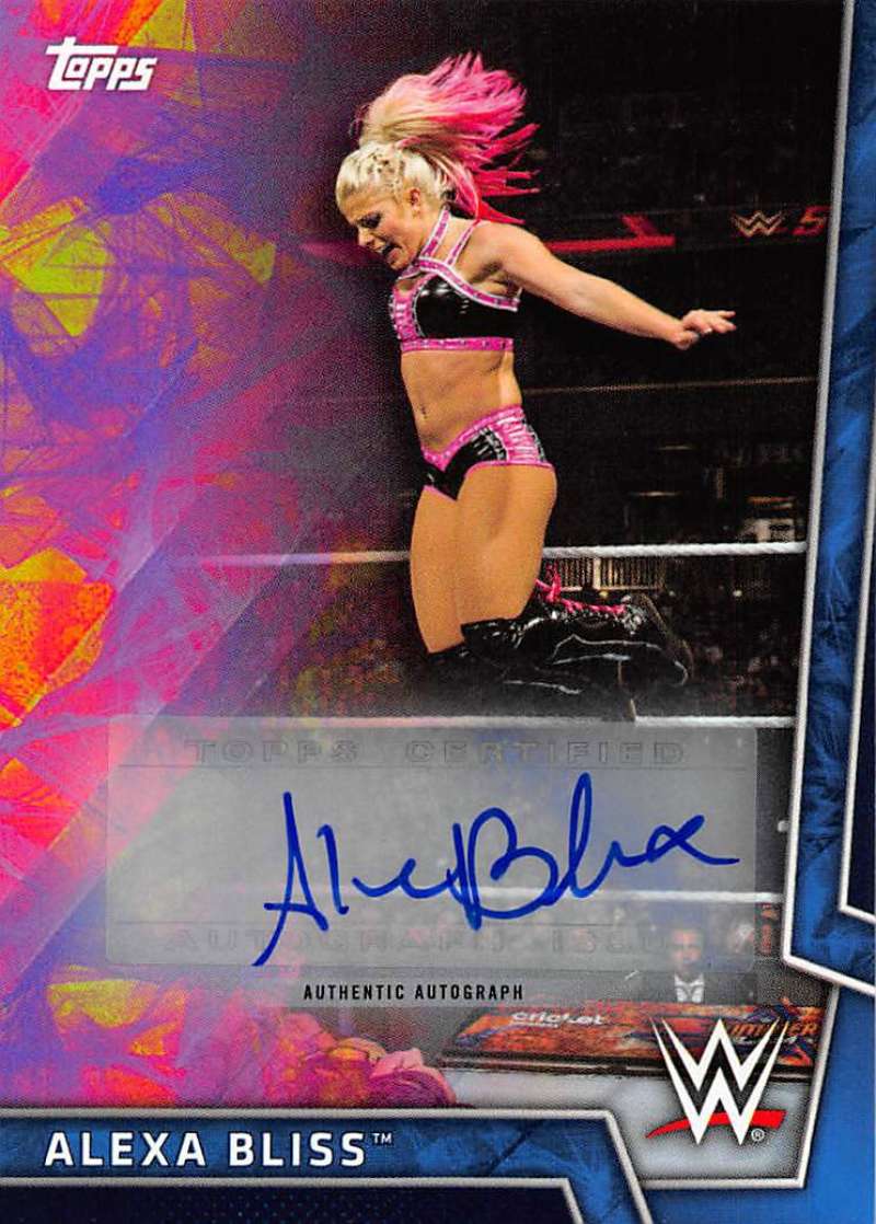 2018 Topps WWE Womens Division Evolution Autographs Blue