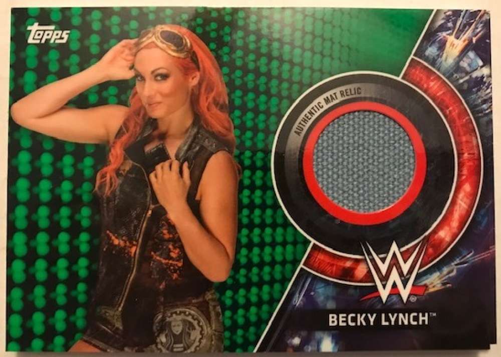 2018 Topps WWE Womens Division Evolution Mat Relics Green