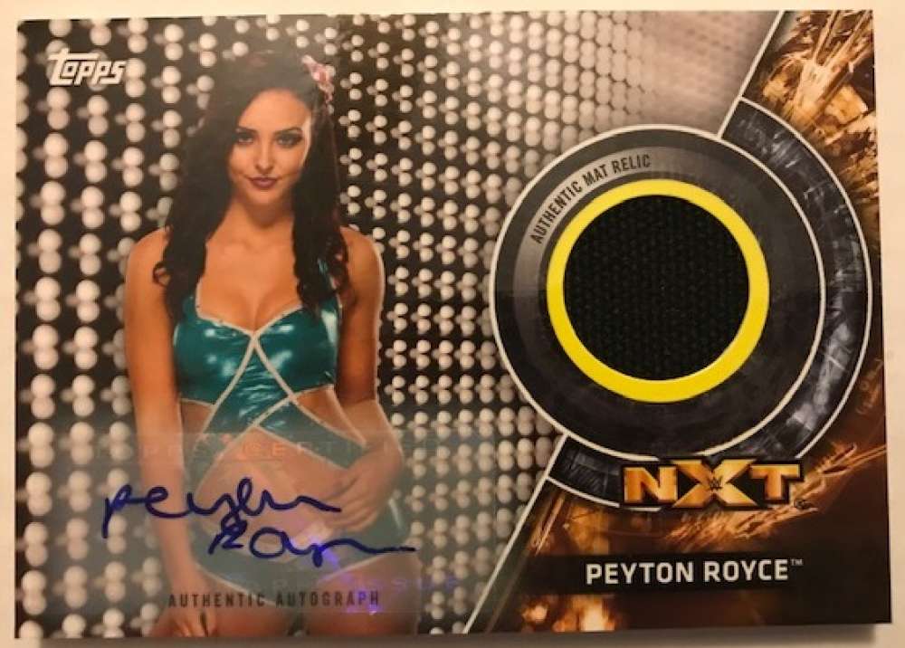 2018 Topps WWE Womens Division Evolution Mat Relic Autographs