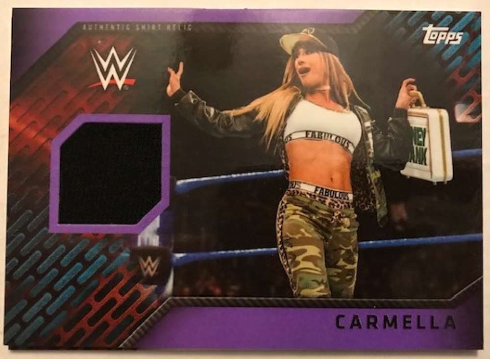 2018 Topps WWE Womens Division Evolution Shirt Relics Purple