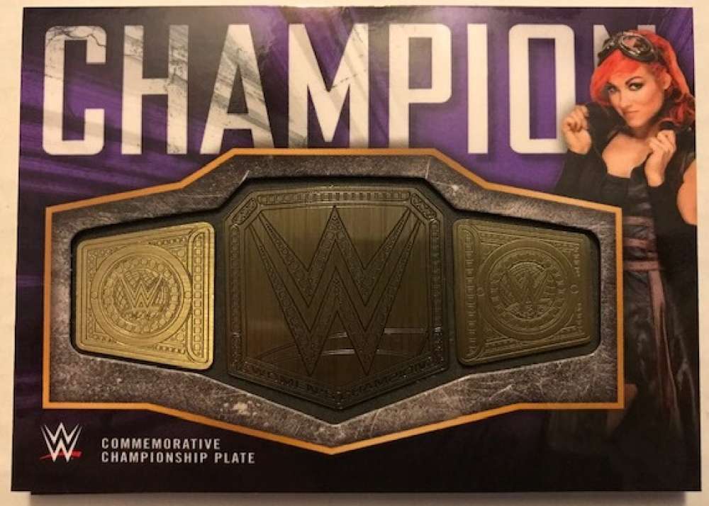 2018 Topps WWE Womens Division Evolution Commemorative Championship Relics Purple