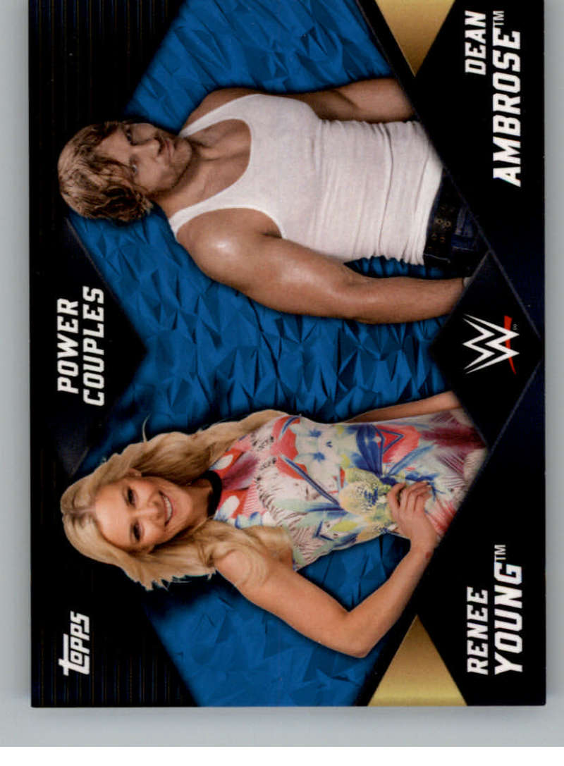 2018 Topps WWE Womens Division Evolution Power Couples Blue