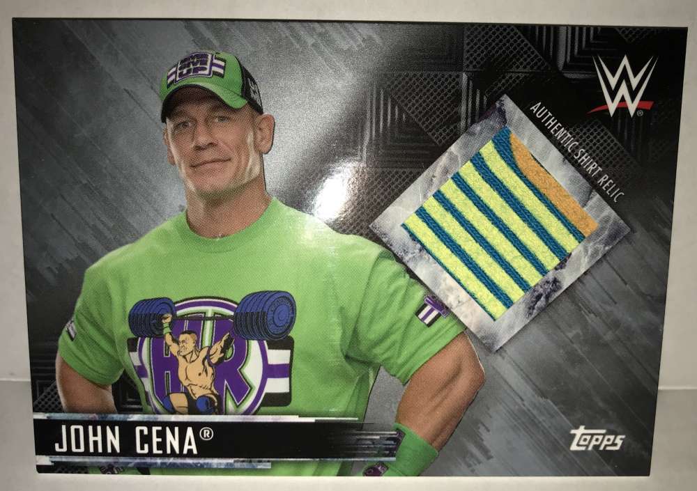 2018 Topps WWE Then Now Forever Shirt Relics Silver