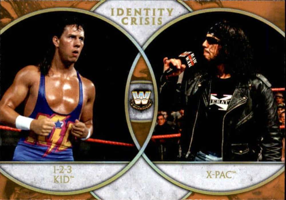 2018 Topps Legends of WWE Identity Crisis Duals Bronze