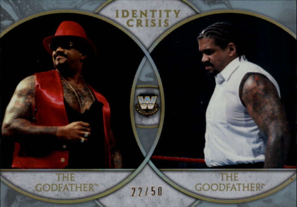 2018 Topps Legends of WWE Identity Crisis Duals Silver