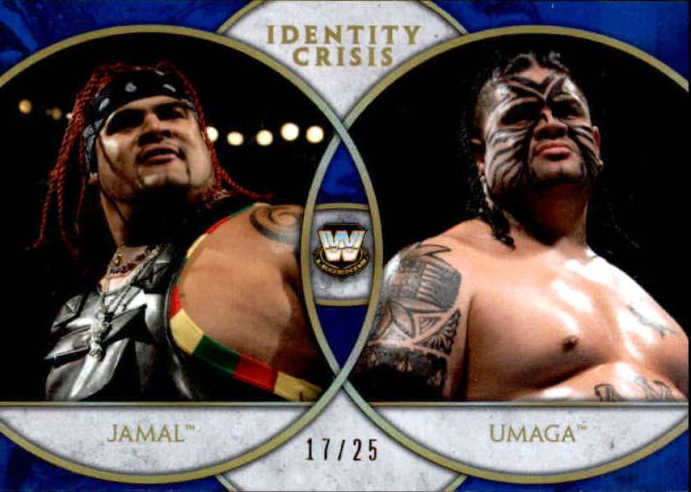 2018 Topps Legends of WWE Identity Crisis Duals Blue