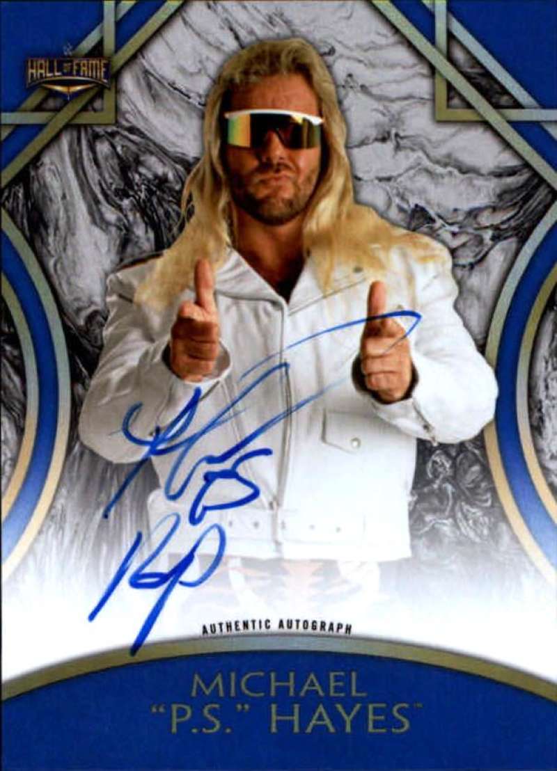 2018 Topps Legends of WWE Autographs Blue